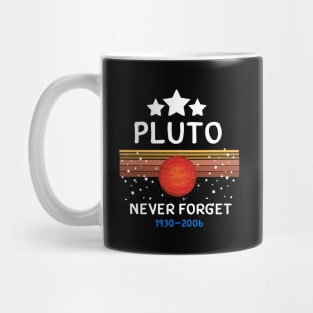 Pluto never forget shirt-Retro Style shirt Mug